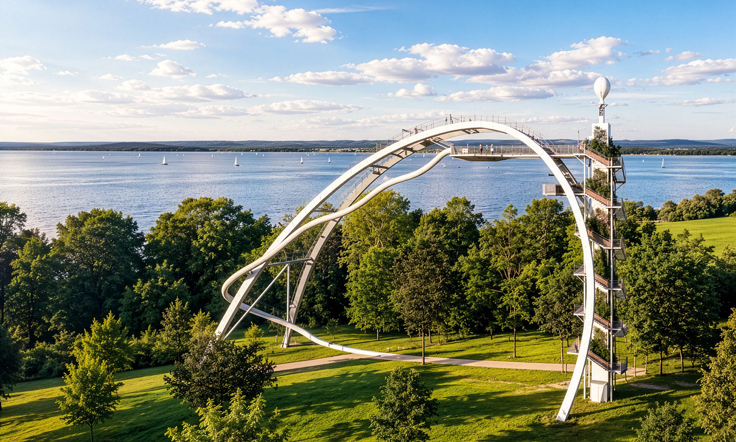 Aussichtsturm Skyloop 360 am Steinhuder Meer